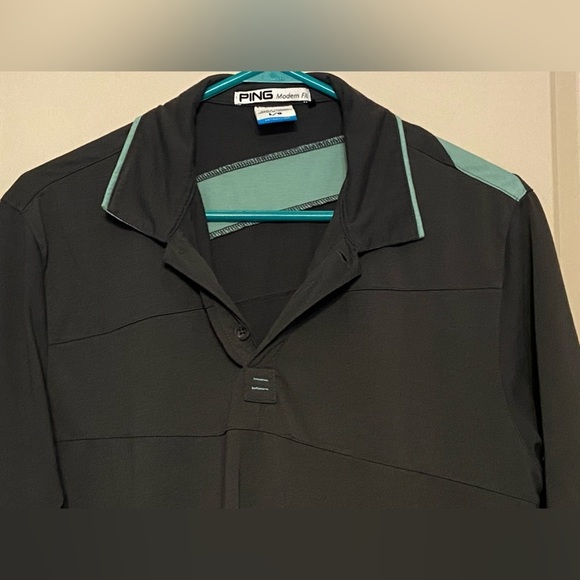 𝅺ping Mens Golf Shirt Sz-L, Used Without any Issues Except Some Light Pilling - Picture 6 of 16